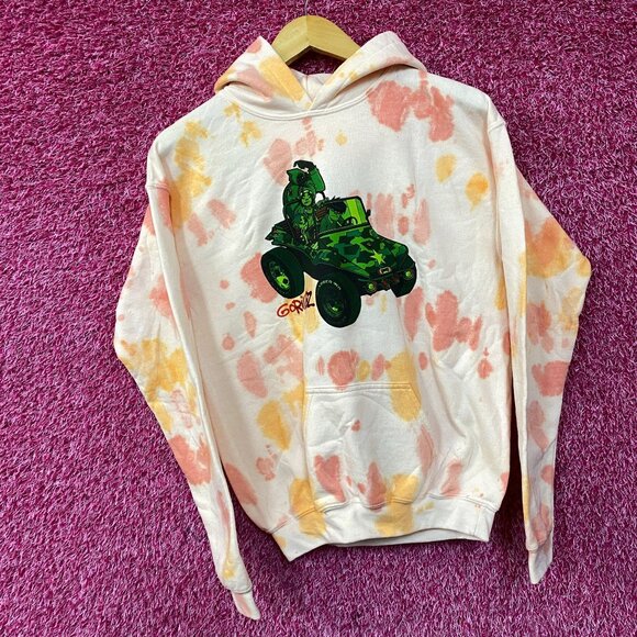 Gorillaz Self-Titled Album Cover Tie-Dye Hoodie Size Small - Picture 2 of 4